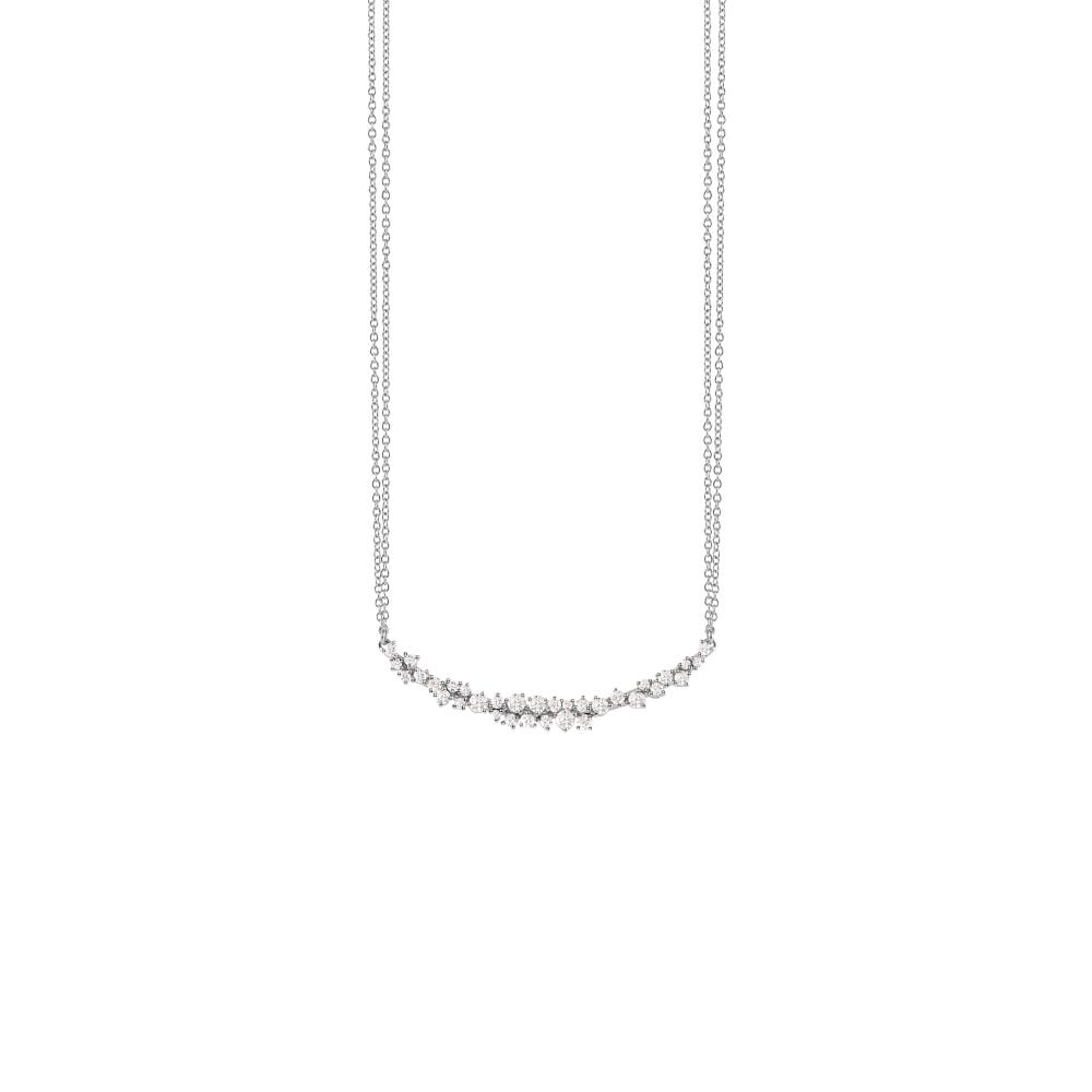 White gold and diamond necklace Mimosa DAMIANI 20086885 - 1