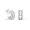 White gold and diamonds earrings, 5,7 mm.  Belle Époque Reel DAMIANI 20094036 - 1