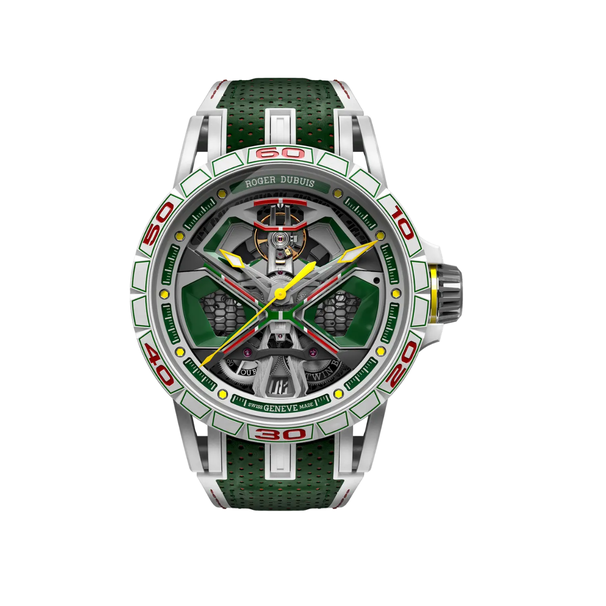 Huracan White MCF 45mm Excalibur Spider Roger Dubuis DBEX1006 - 1