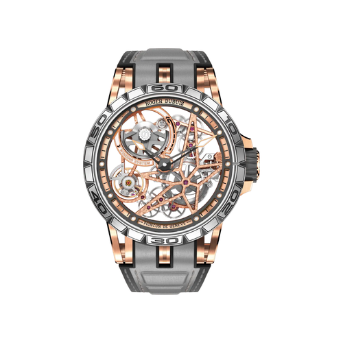 MB Pink Gold 45mm Excalibur Spider Roger Dubuis DBEX1043 - 1