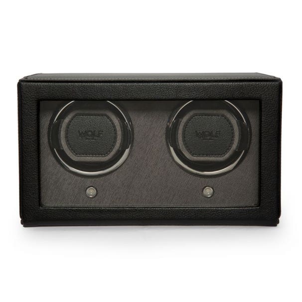 Cub double watch winder with cover - Black Cub WOLF 461203 - 1
